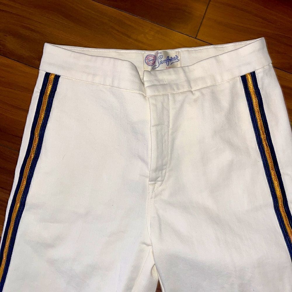 Seafarer White Denim Pants Made In Italy Sz 26 - Picture 8 of 8